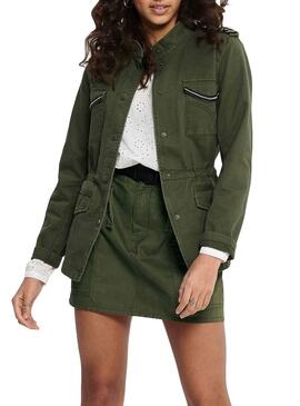 Parka Only Sika Vert pour Femme
