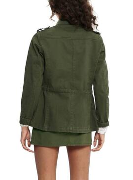 Parka Only Sika Vert pour Femme