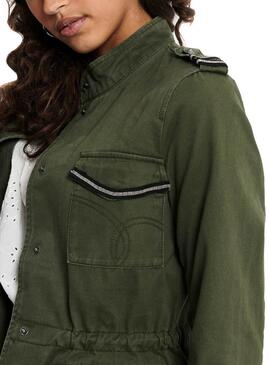 Parka Only Sika Vert pour Femme