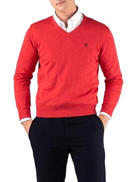 Pull El Ganso  Jumper Elbow  Rouge Homme