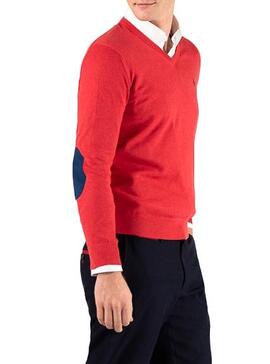 Pull El Ganso  Jumper Elbow  Rouge Homme