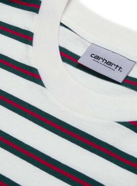 T-Shirt Carhartt Oakland Rayures Homme