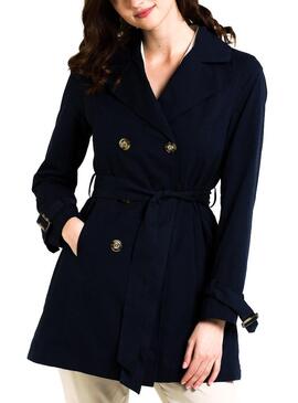 Trench-coat Naf Naf Menk Marino Pour Femme