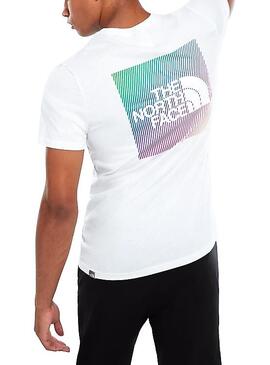 T-Shirt The North Face Rainbow Blanc Homme