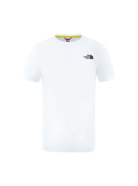 T-Shirt The North Face Rainbow Blanc Homme