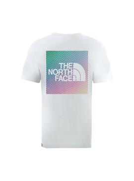 T-Shirt The North Face Rainbow Blanc Homme