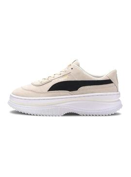 Baskets Puma Deva Suede Beige Femme