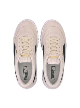 Baskets Puma Deva Suede Beige Femme