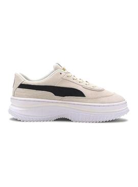 Baskets Puma Deva Suede Beige Femme