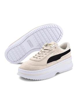 Baskets Puma Deva Suede Beige Femme