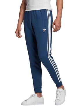Pantalon Adidas 3 Stripes Bleu Homme