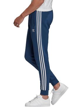 Pantalon Adidas 3 Stripes Bleu Homme