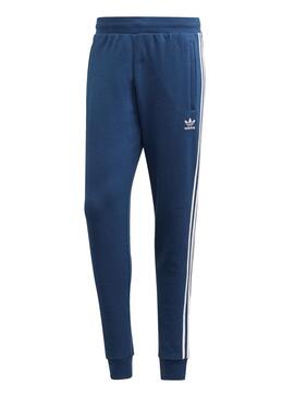 Pantalon Adidas 3 Stripes Bleu Homme