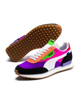 Baskets Puma Future Rider Violet Homme Femme