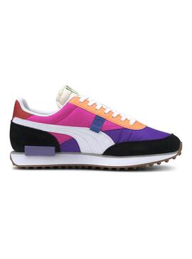 Baskets Puma Future Rider Violet Homme Femme