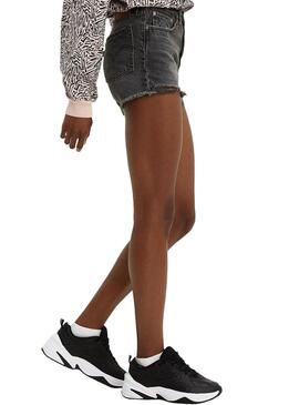Short Levis 501 Original Gris Femme