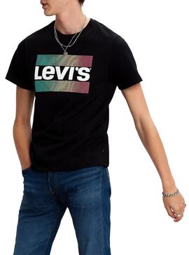 T-Shirt Levis Sportswear Logo Black Homme
