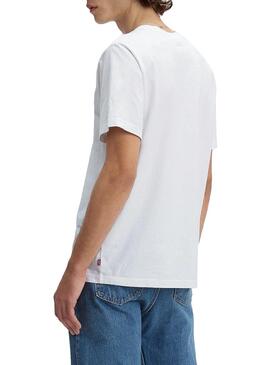T-Shirt Levis 90S Serif Blanc Homme
