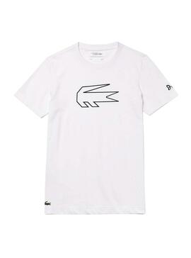 T-Shirt Lacoste TH4845 Blanc Homme