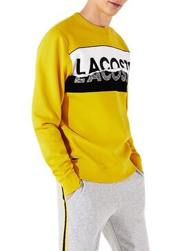 Sweat Lacoste SH4899 Jaune Homme