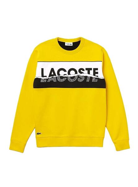Pull lacoste jaune shop