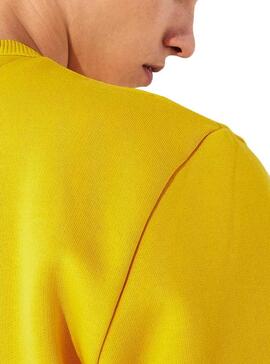 Sweat Lacoste SH4899 Jaune Homme