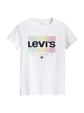 T-Shirt Levis The Perfect Tee Blanc Femme