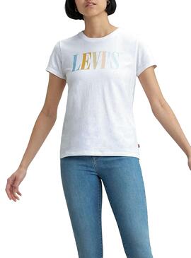 T-Shirt Levis Perfect Serif Logo Multi Femme