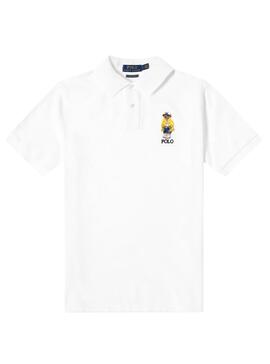 Polo Polo Ralph Lauren Bear Blanc Homme