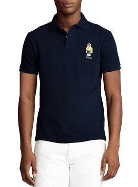 Polo Polo Ralph Lauren Marine Bear Homme