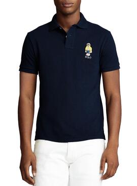 Polo Polo Ralph Lauren Marine Bear Homme