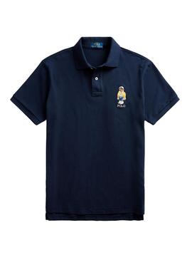 Polo Polo Ralph Lauren Marine Bear Homme