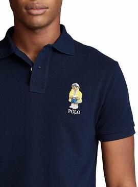 Polo Polo Ralph Lauren Marine Bear Homme