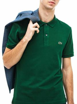 Polo Lacoste Slim Fit Vert Pour Homme