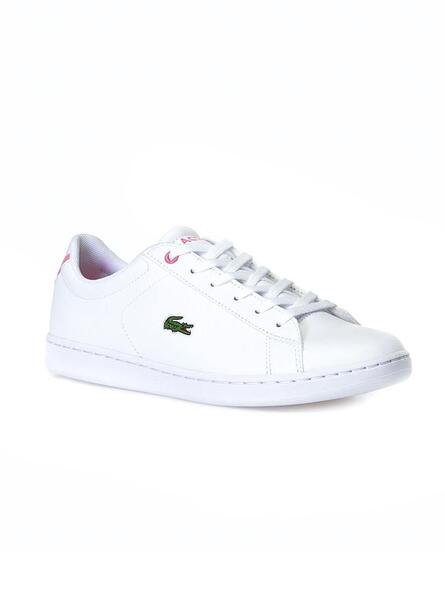 basket lacoste fille rose