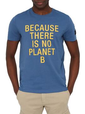 T-Shirt Ecoalf Natal Bleu Pour Homme