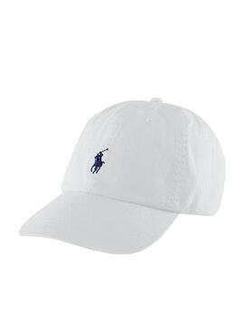 Casquette Polo Ralph Lauren Basic Blanc