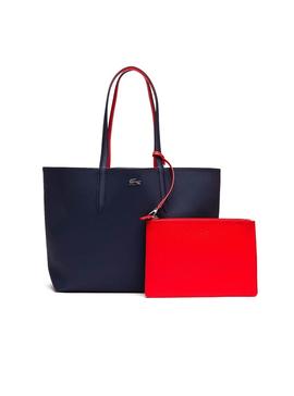 Sac Lacoste Anna Réversible Marino Rouge Femme