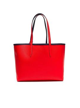 Sac Lacoste Anna Réversible Marino Rouge Femme