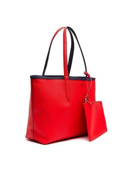 Sac Lacoste Anna Réversible Marino Rouge Femme