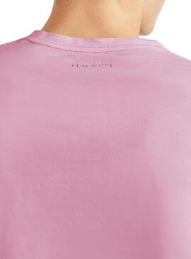 Camiseta Hackett Basic Rosa Hombre
