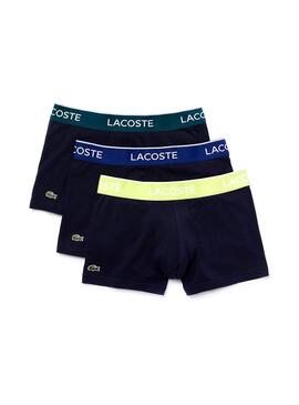 Pack Boxer Lacoste Casual Marine Homme