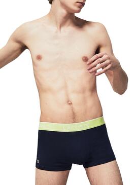 Pack Boxer Lacoste Casual Marine Homme