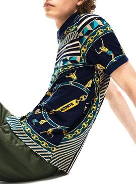 Polo Lacoste Live imprimé pour Homme