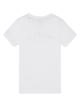 T-shirt garçon Hackett Logo blanc