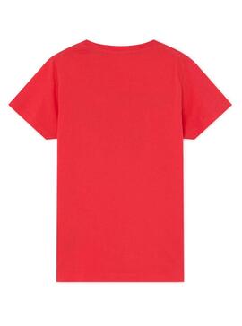 T-Shirt Hackett Logo H Rouge pour garçons