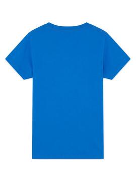 T-Shirt Hackett Sail Flag Bleu Pour Garçon