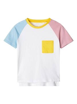 T-Shirt Name It Daya Blanc pour garçon