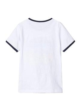 T-Shirt Name It Tur Blanc pour garçon