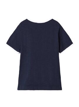 T-Shirt Name It Tur Blue Marin pour garçon